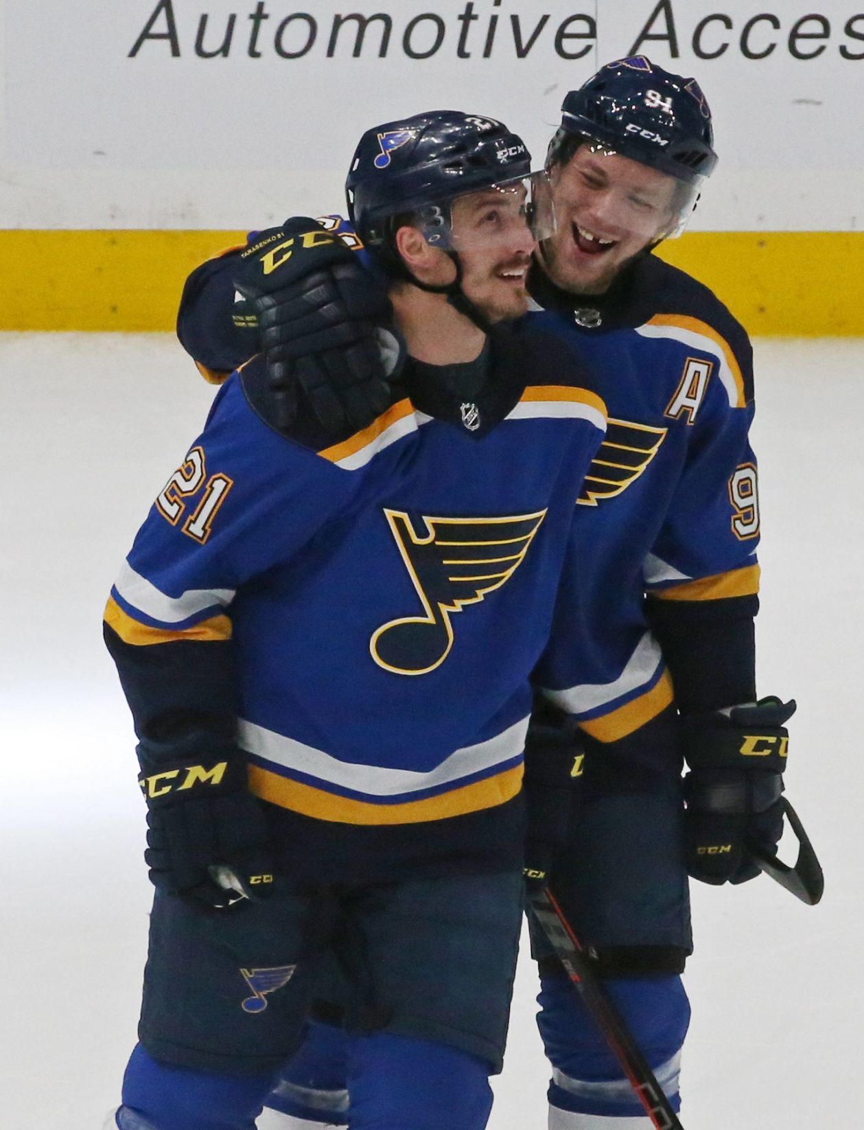 Blues and Sharks skate in game 4 of the semifinals